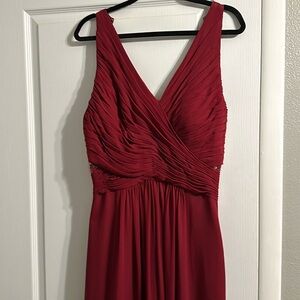 Morilee Bridesmaid Dress, Wine colored Size 12